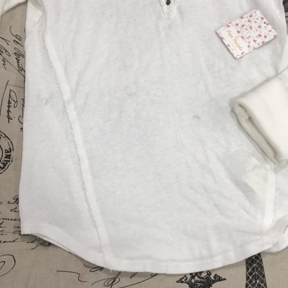 Free People Military Mix Henley T-Shirt NWT - Picture 5 of 8